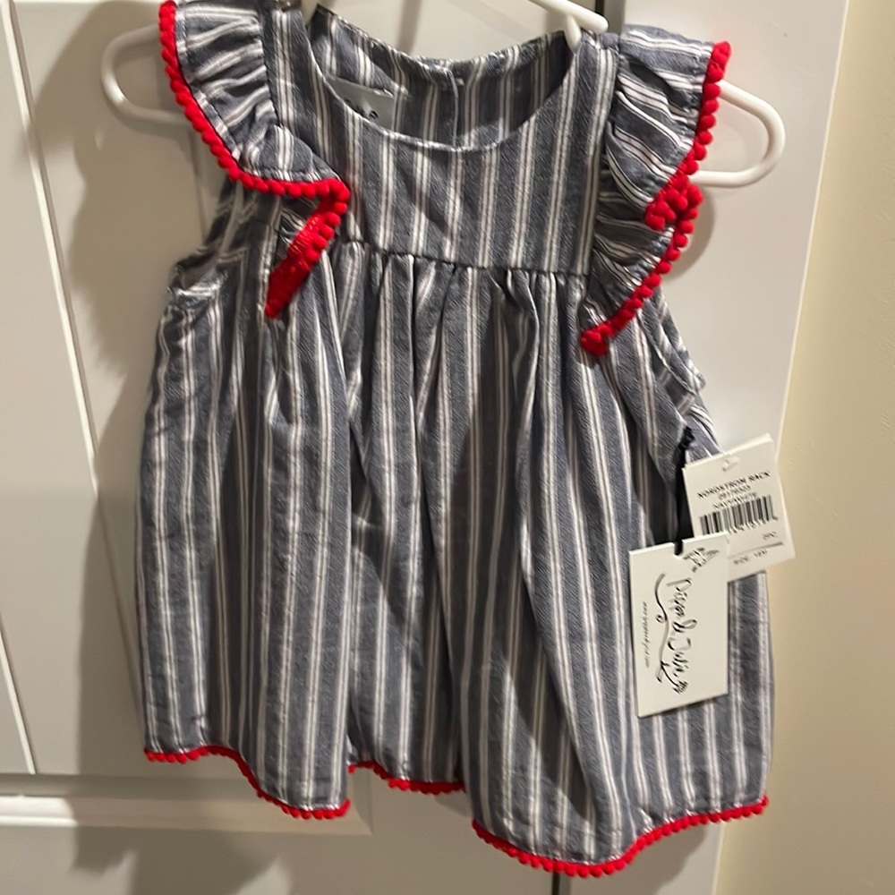Pippa and Julie striped dress